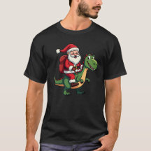 Santa Clause Reiten ein Dinosaurier besten Weihnac