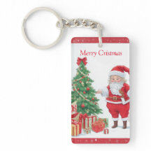 Santa Clause, sapin de Noël et présents