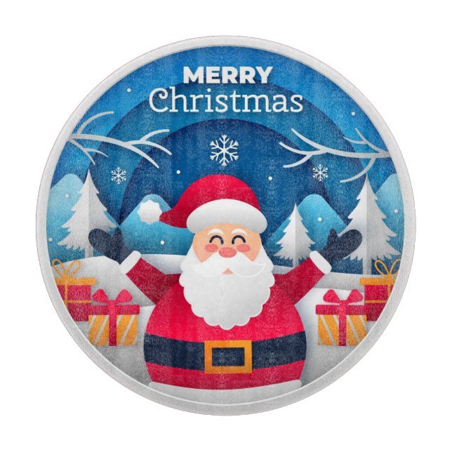 Santa Clause Schneidebrett (Vorderseite)