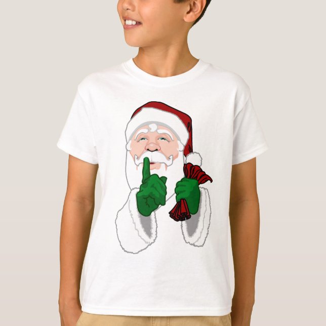 Santa Clause Shirt Fun Kid's Père Noël Sweatshirts (Devant)