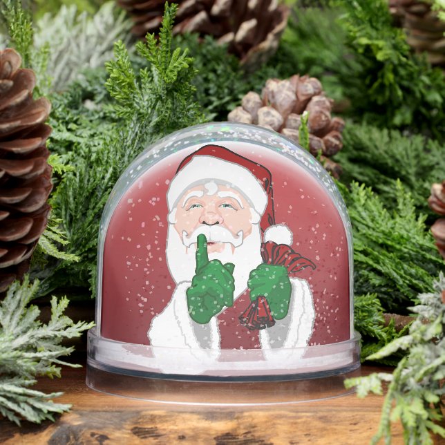 Santa Clause Snow Globe Custom Christmas Snowglobe (Hiver)