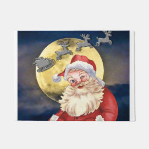 Santa Clause und Reindeer Fußmatte