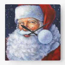 Santa Clause Wall Clock