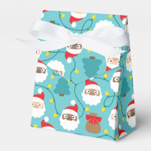 Santa Clauses Muster Geschenkschachtel
