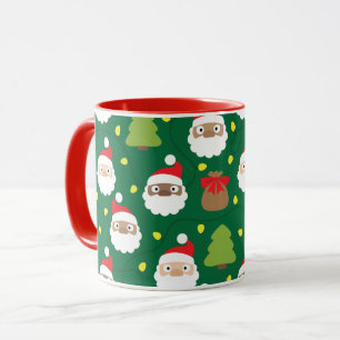Santa Clauses Muster Tasse