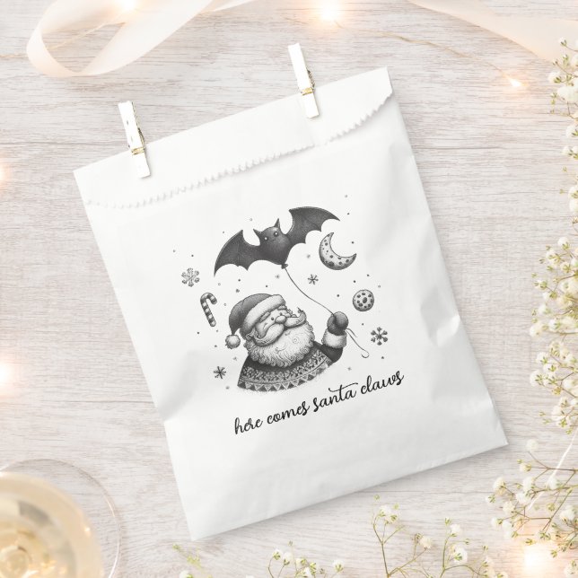 Santa Claws Geschenktütchen (Ausgeschnitten)
