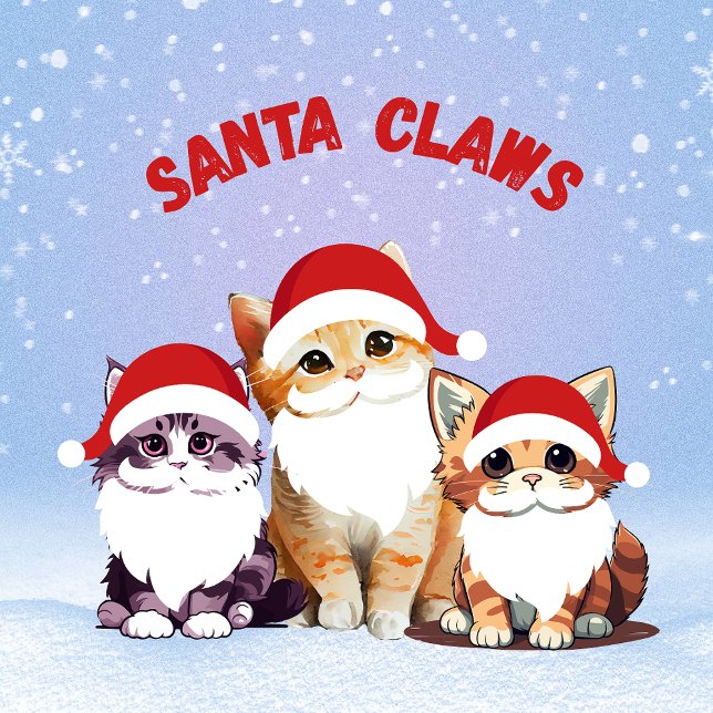 Santa Claws Karte (Von Creator hochgeladen)