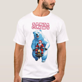 Santa Claws: Motorradfahren mit einem magischen Po T-Shirt