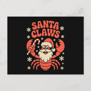 Santa Claws Weihnachten Hummer Candy Cane Xmas Hut