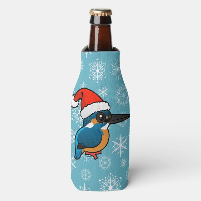 Santa Common Kingfisher Flaschenkühler (Flaschenvorderseite)