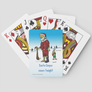 Santa Corpse Zombie Spielkarten