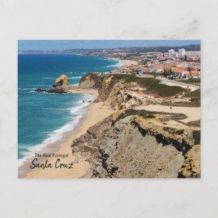 Santa Cruz Beach Portugal Postkarte