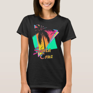 Santa Cruz Ca California 70er 80er Summer Retro Ei T-Shirt