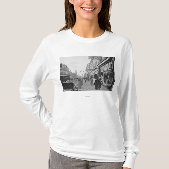 Santa Cruz, CA - pazifisches Alleen-Schauen T-Shirt (Vorderseite)
