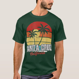 Santa Cruz California 70er Surfbrett Retro T-Shirt