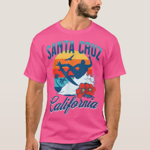 Santa Cruz California Beach Surf Sommerferien V T-Shirt