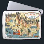 Santa Cruz California Illustrierte Karte Laptopschutzhülle<br><div class="desc">Karo aus dieser super coolen illustrierten Karte von Santa Cruz, Kalifornien. Ob Sie eine Bananenschnecke sind oder einfach nur Liebe in dieser hübschen Stadt am Strand, zeigen Sie, dass Sie ein Fan mit diesem coolen Laptop-Beutel sind. Und vergewissern Sie sich, dass Sie meinen Shop für weitere Produkte und Designs Karo....</div>