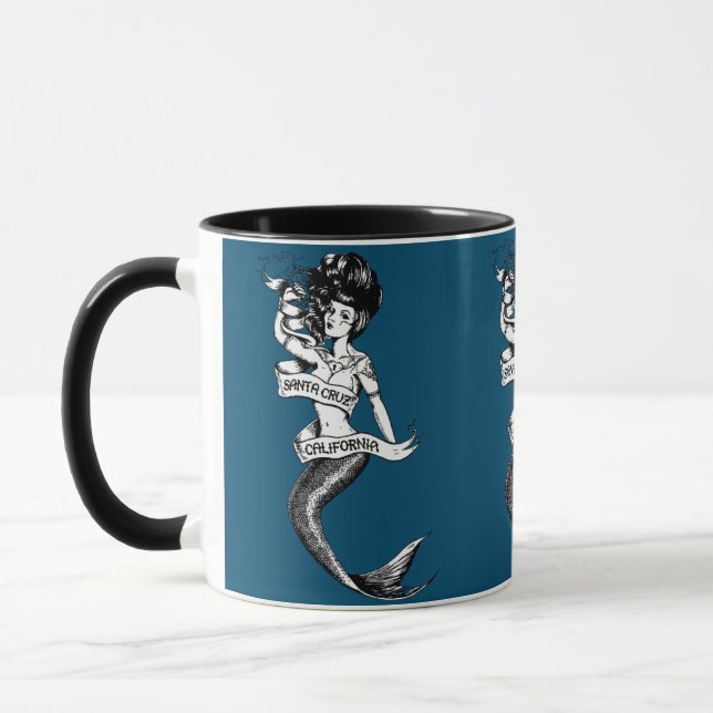 Santa Cruz California Mermaid    Tasse (Links)
