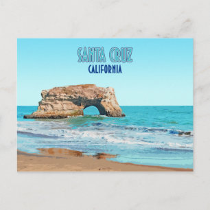 Santa Cruz California Natural Bridges State Beach Postkarte
