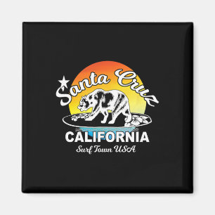 Santa Cruz California Surfbär Souvenir Magnet