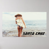 Santa Cruz California Surfer Girl