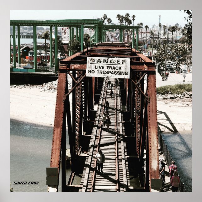 Santa Cruz California verlor Jungenbrücke Poster (Vorne)
