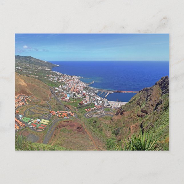 Santa Cruz de La Palma Kanarische Inseln Spanien Postkarte (Vorderseite)