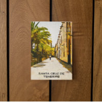 Santa Cruz de Tenerife Öl Paint