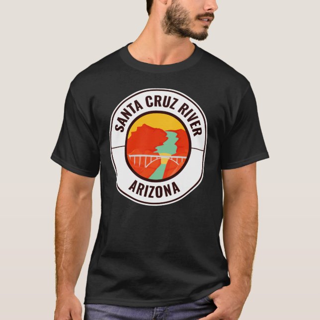 Santa Cruz Fluss Patagonia Stadt Arizona T-Shirt (Vorderseite)