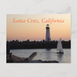 Santa Cruz Hafen Kalifornien Reisen Postkarte
