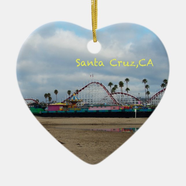 Santa Cruz Kalifornien Keramik Ornament (Vorne)