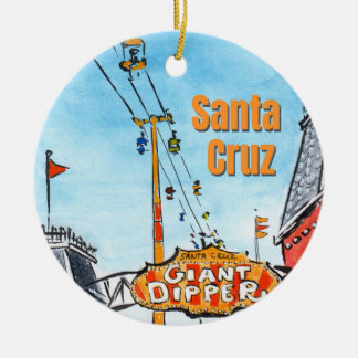 Santa Cruz Kalifornien – Küstenstrand Kunst Keramik Ornament