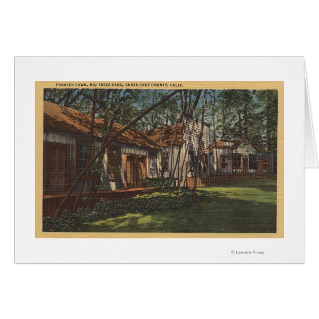 Santa Cruz Landkreis, CA - Pioneer Town (Vorderseite (Horizontal))