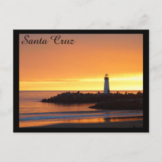 Santa Cruz Leuchtturm Postkarte