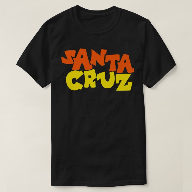Santa Cruz Retro Funk Skateboards Skater Skateboar T-Shirt (Design vorne)