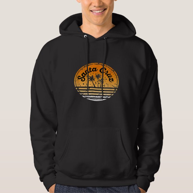 Santa Cruz Retro Surf Palme Tree Hoodie (Vorderseite)