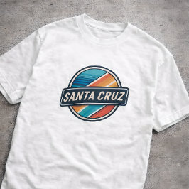Santa Cruz Retro Vintage Kreisstrand Kalifornien T-Shirt
