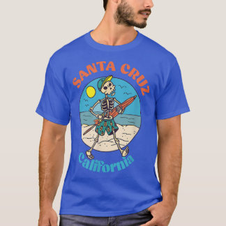 Santa Cruz Skeleton Souvenir Erinnerung T-Shirt
