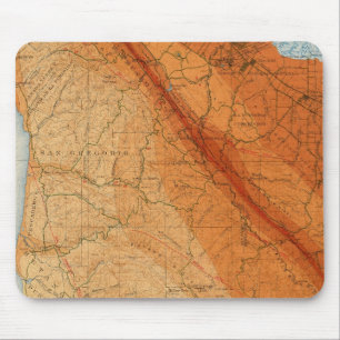 Santa Cruz Viereck mit Intensität, Fehlern Mousepad