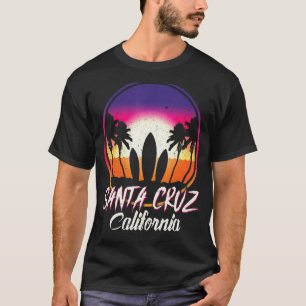 Santa Cruz Vintag 70er 80er California Beach Retro T-Shirt