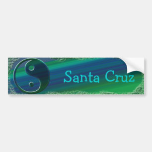 Santa Cruz Yin/Yang-Autoaufkleber Autoaufkleber