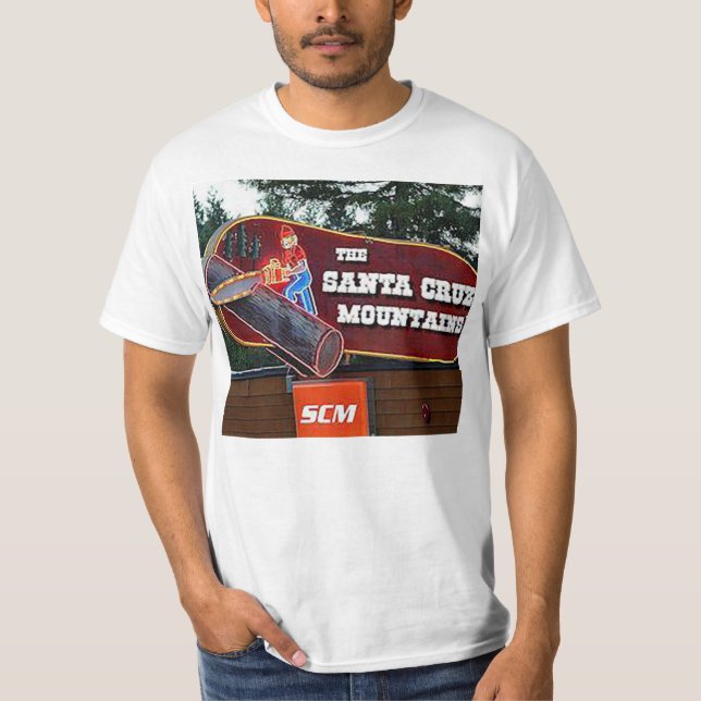 Santa- Cruzgebirgszeichen-T-Shirt T-Shirt (Vorderseite)