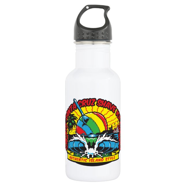 Santa- Cruzrasur-Eis-Logo Trinkflasche (Vorderseite)