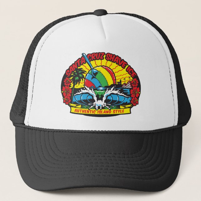 Santa- Cruzrasur-Eis-Logo Truckerkappe (Vorderseite)