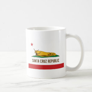 Santa- Cruzrepublik-Bananen-Schnecken-Flagge Kaffeetasse