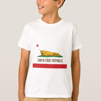 Santa- Cruzrepublik-Bananen-Schnecken-Flagge T-Shirt