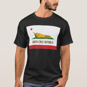 Santa- Cruzrepublik-Bananen-Schnecken-Flagge T-Shirt