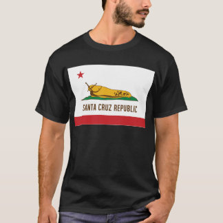 Santa- Cruzrepublik-Bananen-Schnecken-Flagge T-Shirt