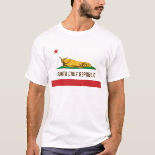 Santa- Cruzrepublik-Bananen-Schnecken-Flagge T-Shirt