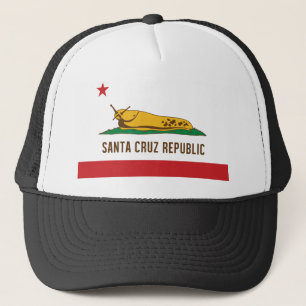 Santa- Cruzrepublik-Bananen-Schnecken-Flagge Truckerkappe